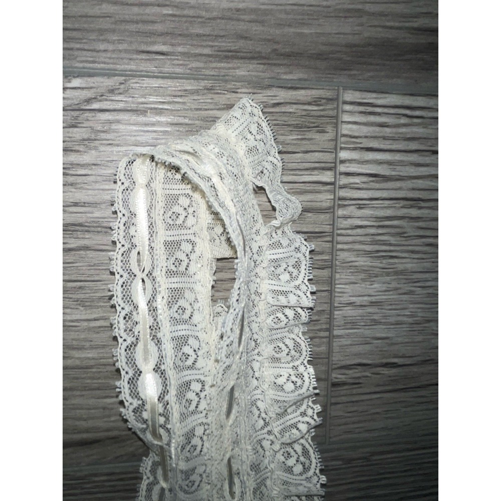 Vintage Brownstone Studio 70's‎ Slip Dress W/White Lace Trim Large - Picture 10 of 11